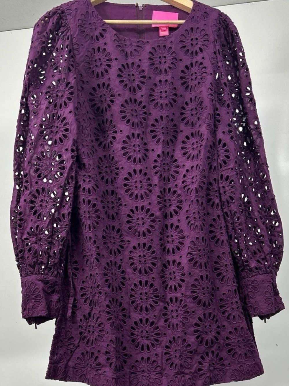 Lilly Pulitzer Purple Lace Dress Sz 8